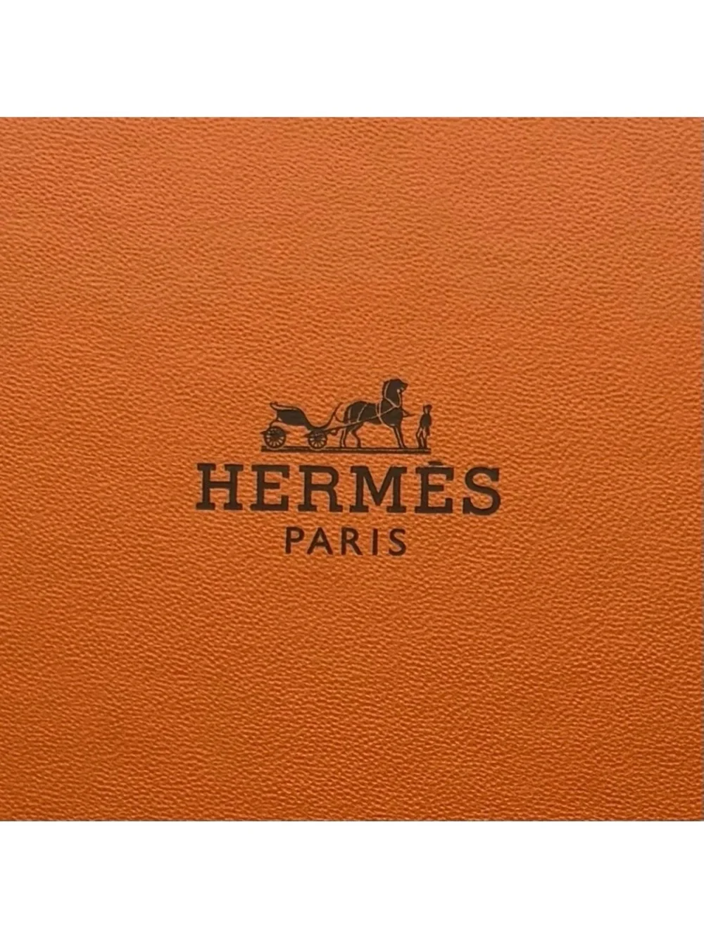 Hermes Orange Medium Gift Storage Box (Empty) Logo 8